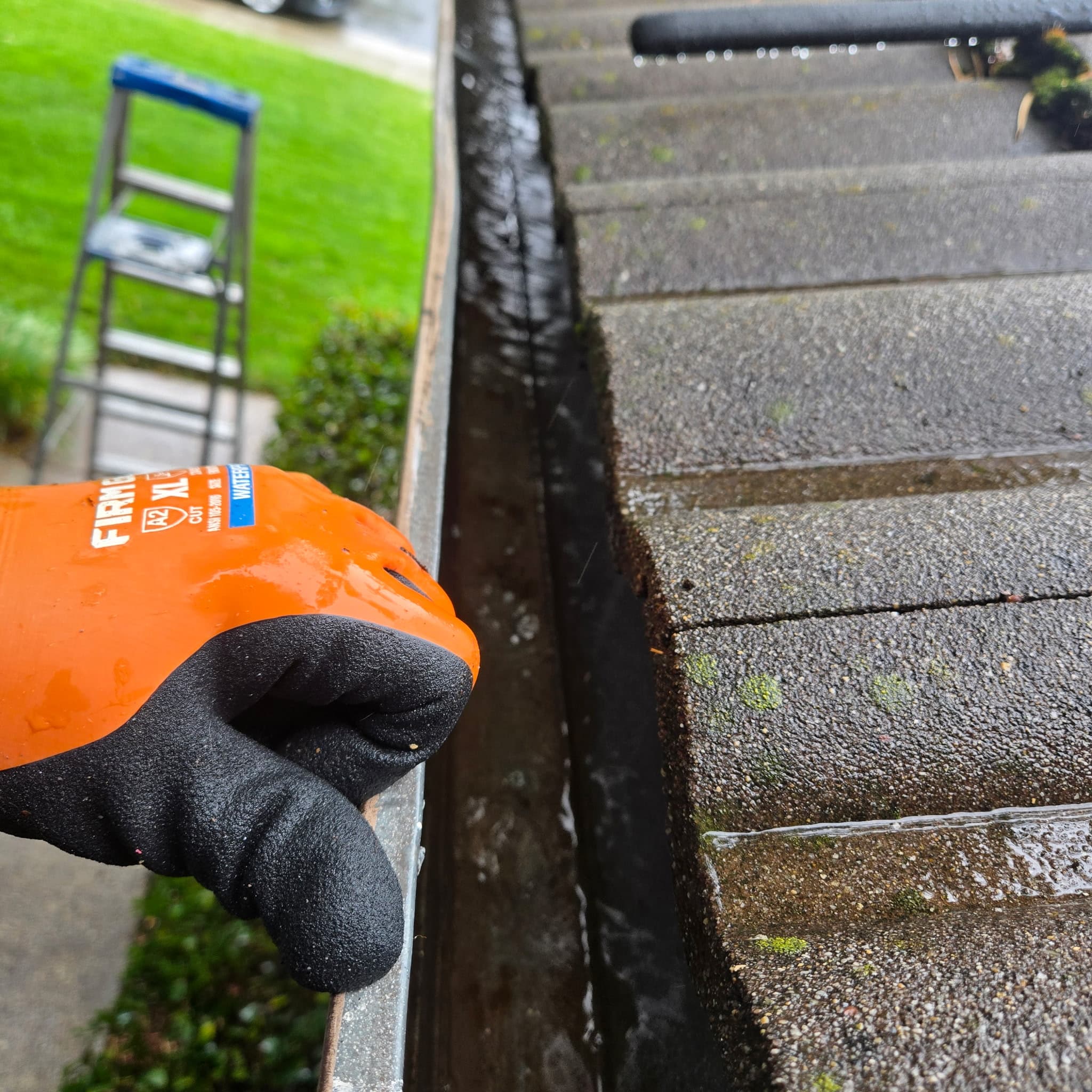 After: Full Gutter Cleaning