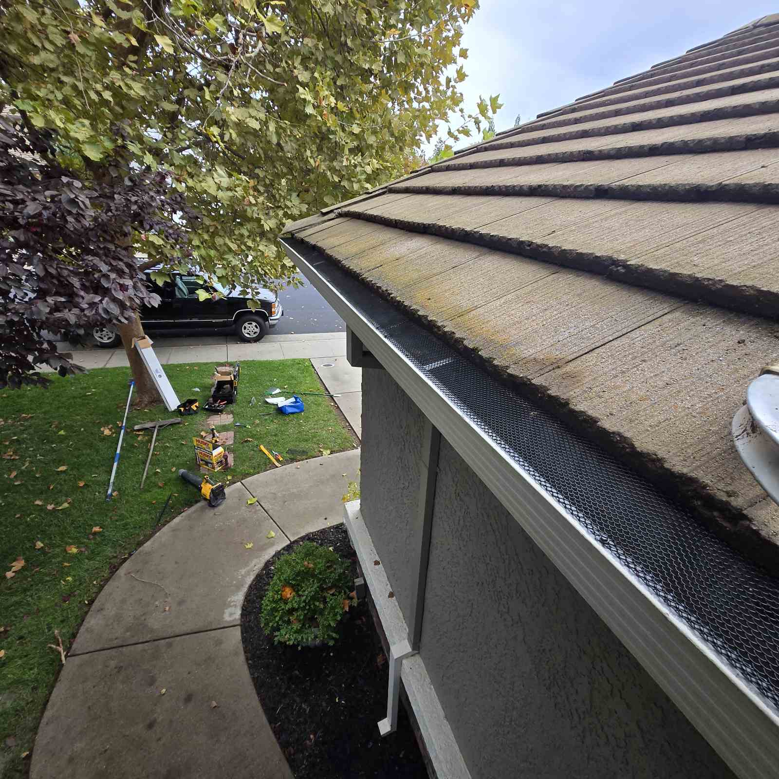 Gutter guard installation
